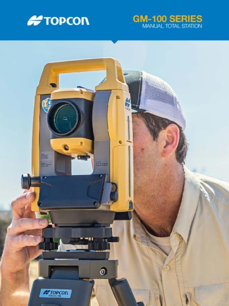 Topcon GM100 Powerful Total Station Dual Axis Tilt Sensor