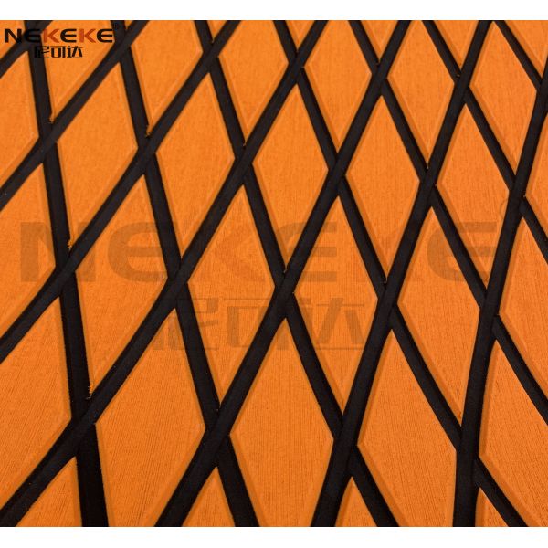Marine-Grade EVA Foam Deck Pad with Diamond Pattern for High Durability and Anti-Slip Traction