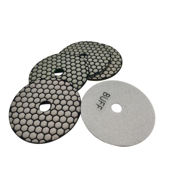 Granito Mármore Quartzo Pedra Polir Ferramentas Abrasivas Resina Seca Bonds Diamantes 7 polegadas