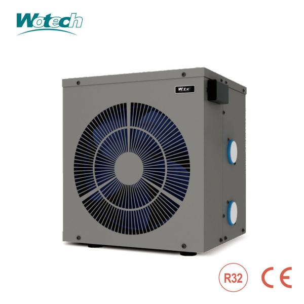 56dB A Sound Level 3KW 50Hz R32 Mini Swimming Pool Heat Pump Inverter Water Heater
