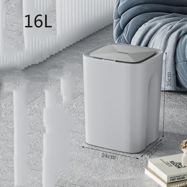 Smart Sensor Ipx5 Waterproof Trash Bin Small Plastic Touchless Trash Can