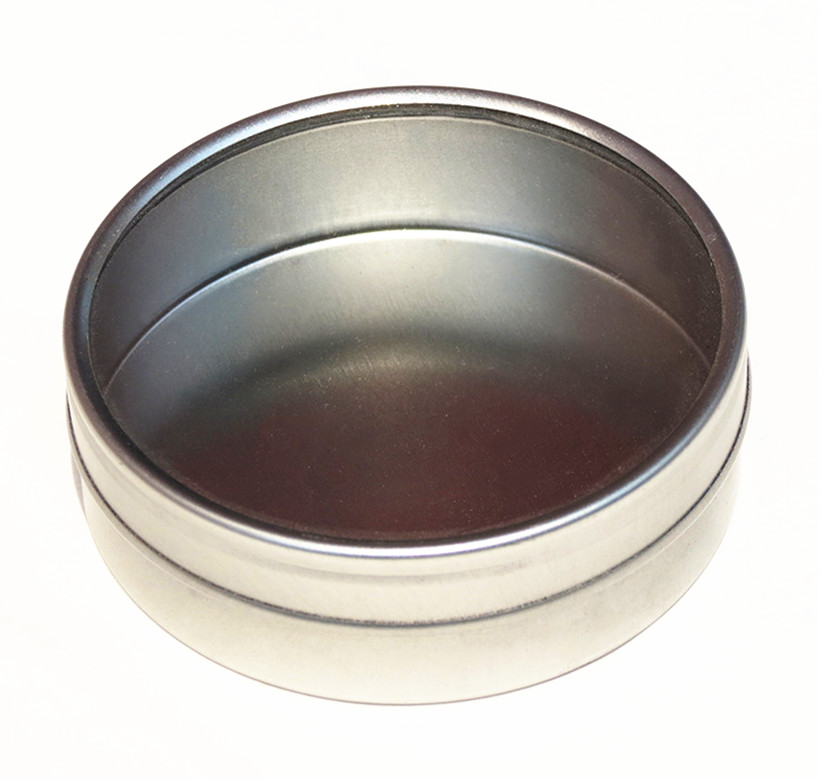 Promotion fancy round tin can Metal Round Candle Jar tin Box With clear Window