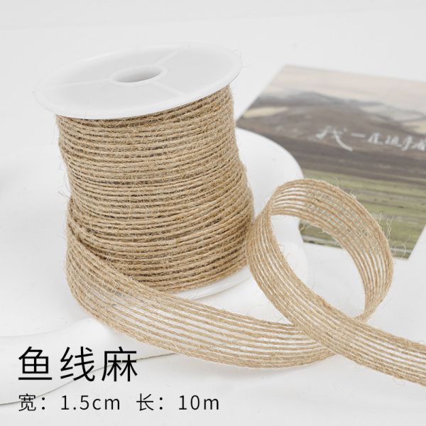 Рождественская коричневая ленточка из лопатки 5 мм-45 мм