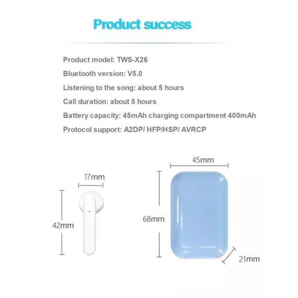 Tws Earphone Kulakl K Auriculares Headset Wireless Noise Cancelling Earbuds Gaming Super Bass Stereo Handfree Bluetooh Headphones