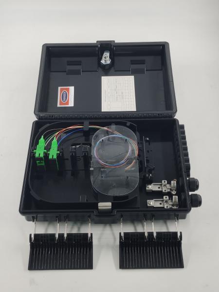 Outdoor 16 Core Fiber Optic Termination Box With SC Splitter Nap Ftth Fiber Distribution Box Fiber Termination Box