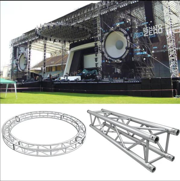 Durable Aluminium Stage Truss T6061-T6 Aluminium Alloy Truss For Outdoor Concert