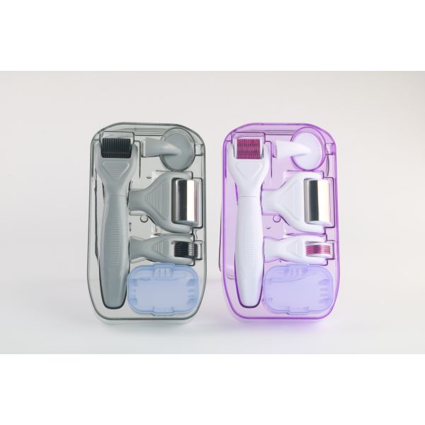 6 in 1 Derma Roller Kit with Ice Roller Skin Cooling Derma Care Facial Beauty NO Plugs Type