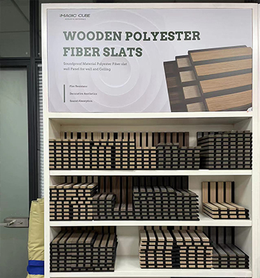 Décoration acoustique intérieure Durable et écologique panneau acoustique en bois