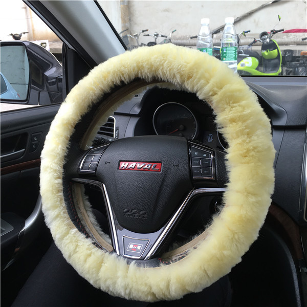 Крышка руля анти- выскальзывания всеобщая, неподдельная крышка руля овчины