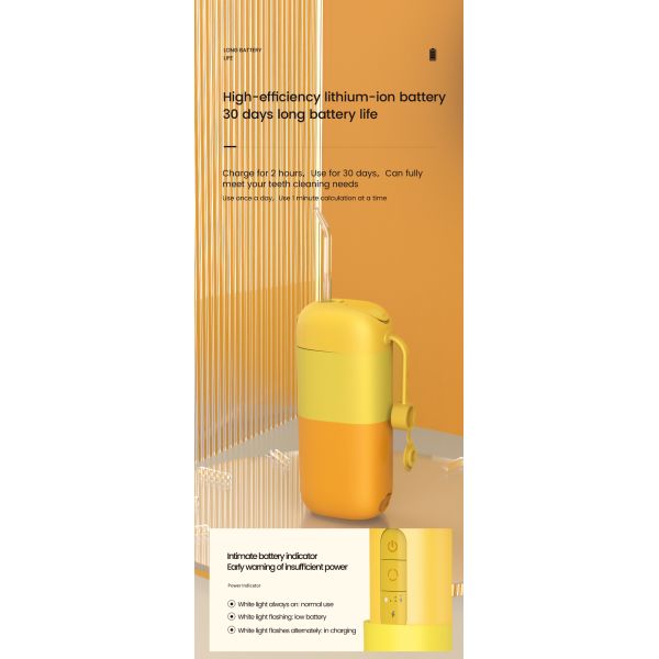 вода Flosser 200ml FC5170 мини бесшнуровая для зубов забеливая