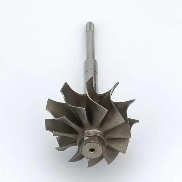 MS-TECH Turbo T2 Turbine Wheel Shaft 435257-0001 435257-0002 435257-0004 Ind 53mm Exd 41.73mm Blades11