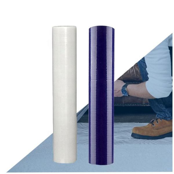 Auto Adhesive Floor Mat, 4 Mil Car Carpet Protector Film | 100 Mats Per Roll | 24 Wide, 200' Long