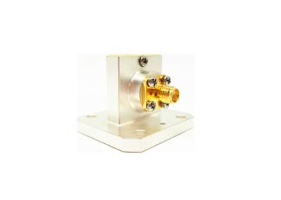 WR90 Waveguide to Coax Adapters SMA Female Right Angle Launch Adapters SMA/BJ100A-KF
