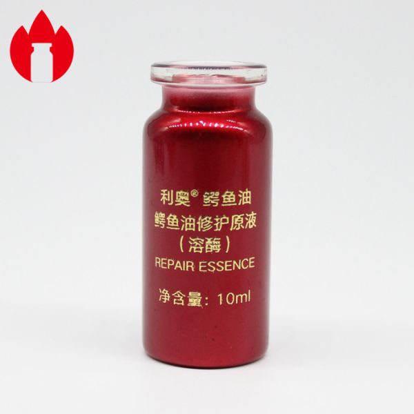 botella de cristal del frasco cosmético del claro 10ml o de Brown con la impresión