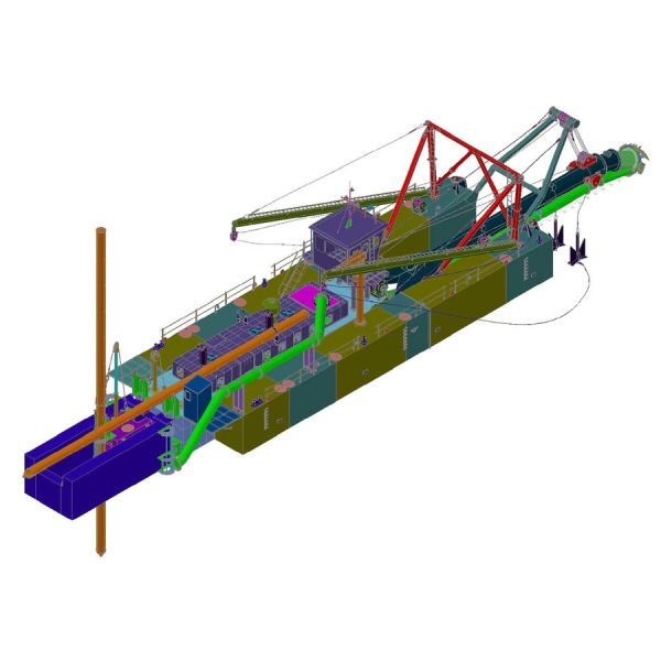 Environmentally Friendly Jet Suction Sand Pumping Ship Underwater Dredging Tool High Efficiency