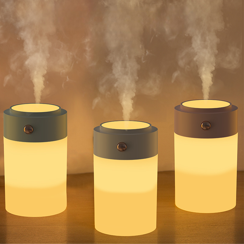 Color Changing Ultrasonic USB Humidifier Silent Operation Car Portable Humidifier CE FCC RoHS