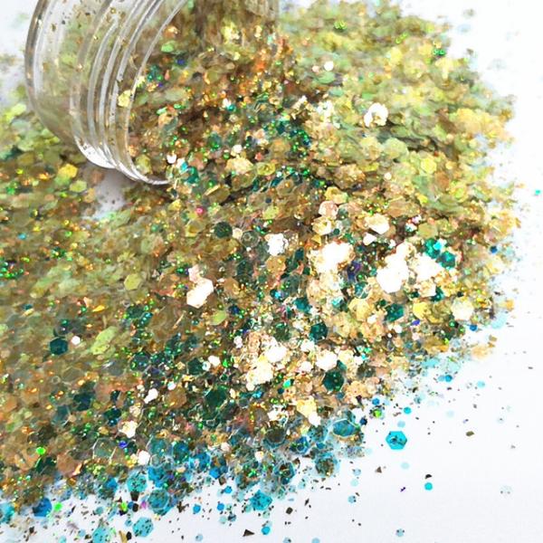 Mix Glitter Demon of Pupil and Confetti Sequins Ultrathin Mix Glitters 3D Nail Art Decoration for Christmas Occasion
