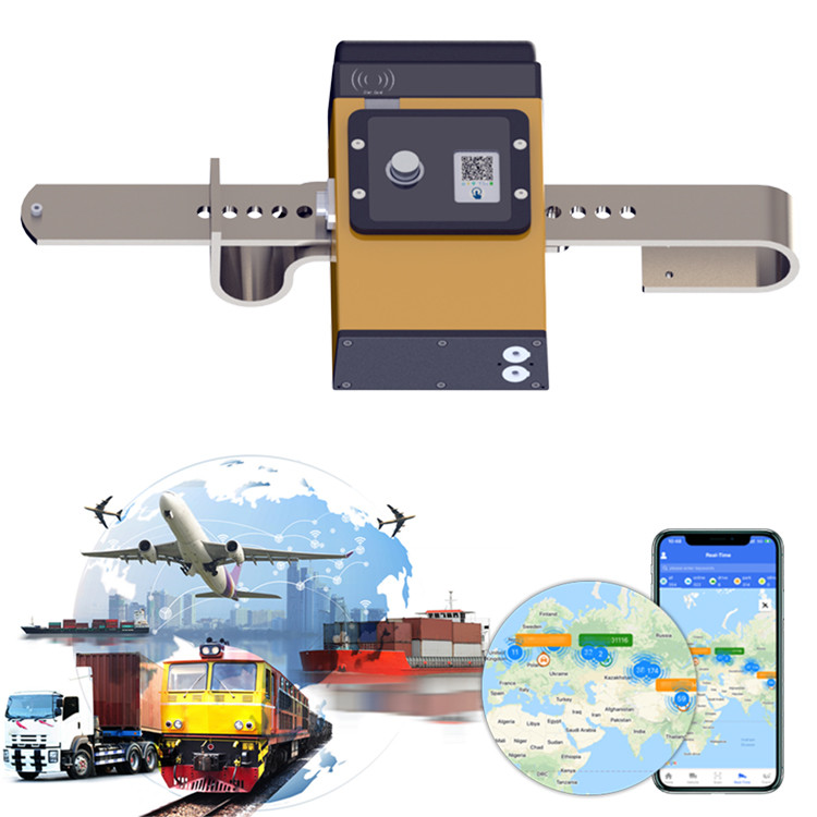 Jointech 4g Cargo Container Tracking Padlock Remote Unlock GPS Container E-Lock (содержимое для грузовых грузов)