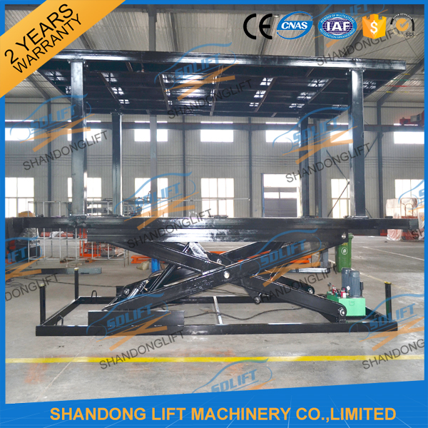 CE ISO SGS Double Deck Car Parking System / 2.5T 2 Car Automotive Vehicle Lifts