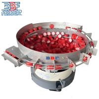 Sistema de transportador Cap feeder Bowl Crown Caps Flip Top Cap Vibrating Linear Feeder