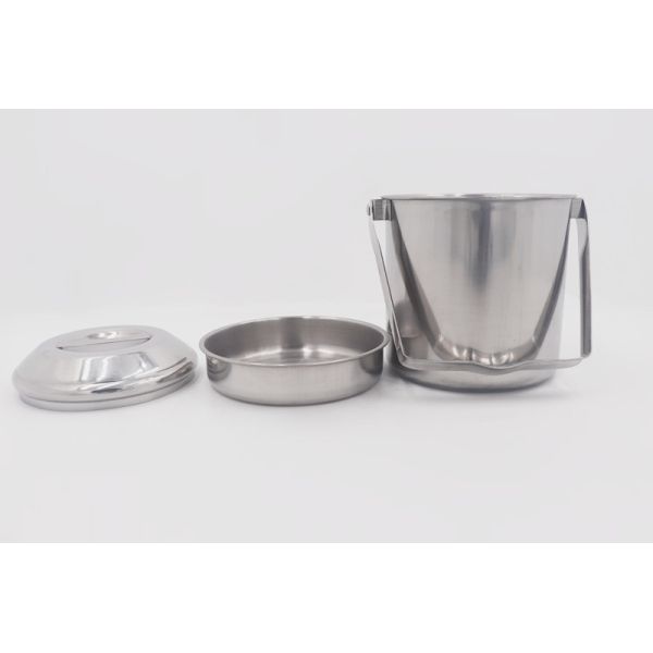 1L Food Storage Container Metal Stainless Steel Lunch Box With Lid