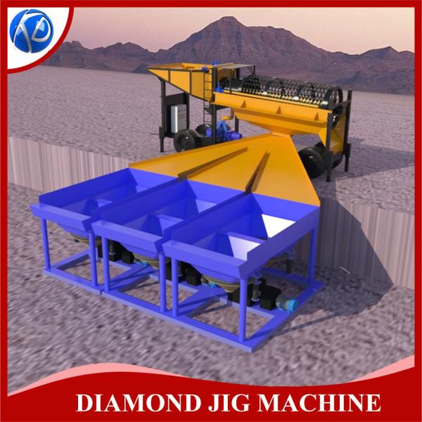 Gold Washing Plant Jig Machine , Jigger Machinery For Diamond Washing