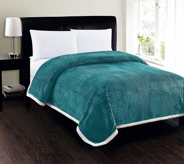 Blanco de flanel verde macio Adultos Blanco de flanel infantil Veloz Queen Size