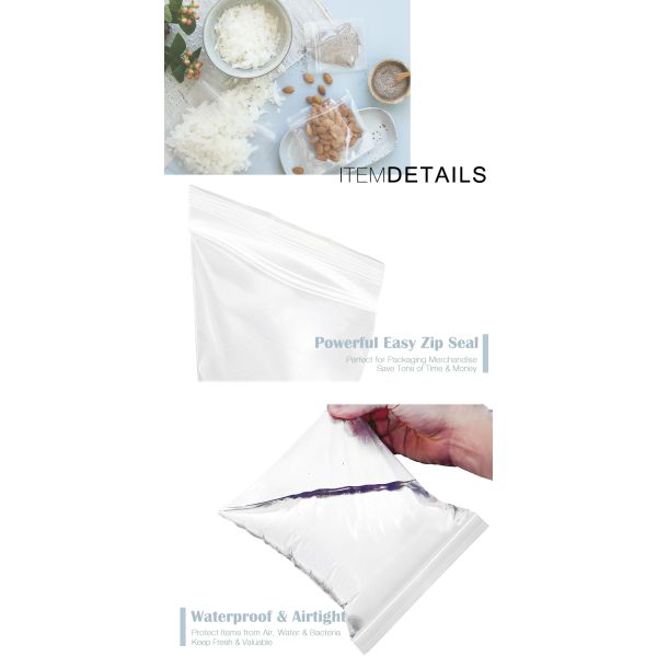 Compostable Eco Bio Reclosable Biodegradable LDPE Zipper Storage Plastic Poly Bags For Jewelry, Pills, Accessories