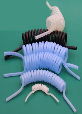 Threaded Flexible Silicone Tubing Spiral Odorless For Oxygen Absorbing Machine