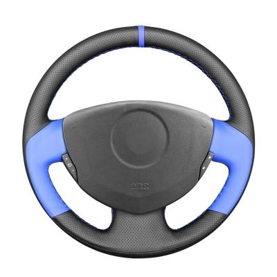 MEWANT For Renault Clio 2 Twingo 2 Logan 1Sandero 1 New Fashion Fashion Automobile Vehicles Steering Wheel Cover Pu Leather