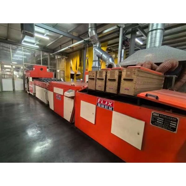 45 Inch Huayu Single Color Printing Machine With Fulin UV Oven And Automatic Stacker