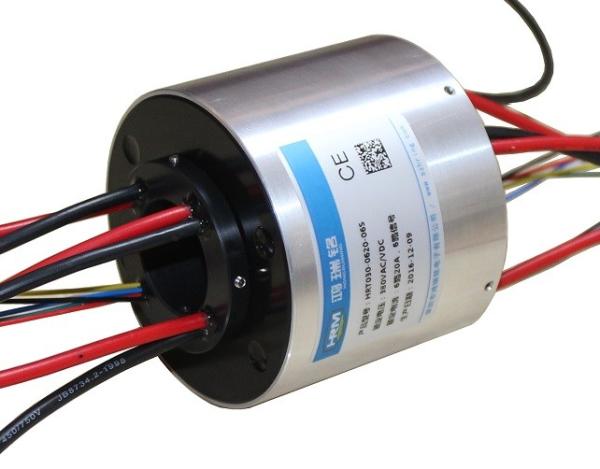 300rpm Through Bore Rotary Union Electrical Slip Ring  Inner Diameter 65mm