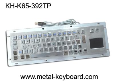 Teclado de computador industrial do metal da prova do vândalo com a montagem do painel traseiro