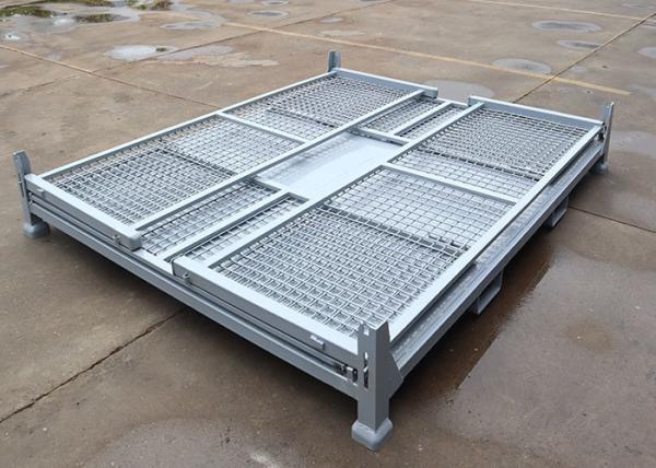 Corrosion Resistant Steel Empty Stackable Stillages For Forklift Transportation