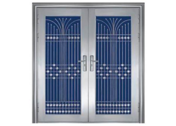 Three Dimensional Residential Steel Security Doors With An Anti Theft Lock