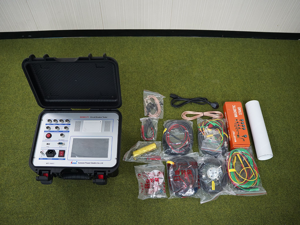 Portable Circuit Breaker Tester High Voltage Switch Mechanical Characteristic Analyzer