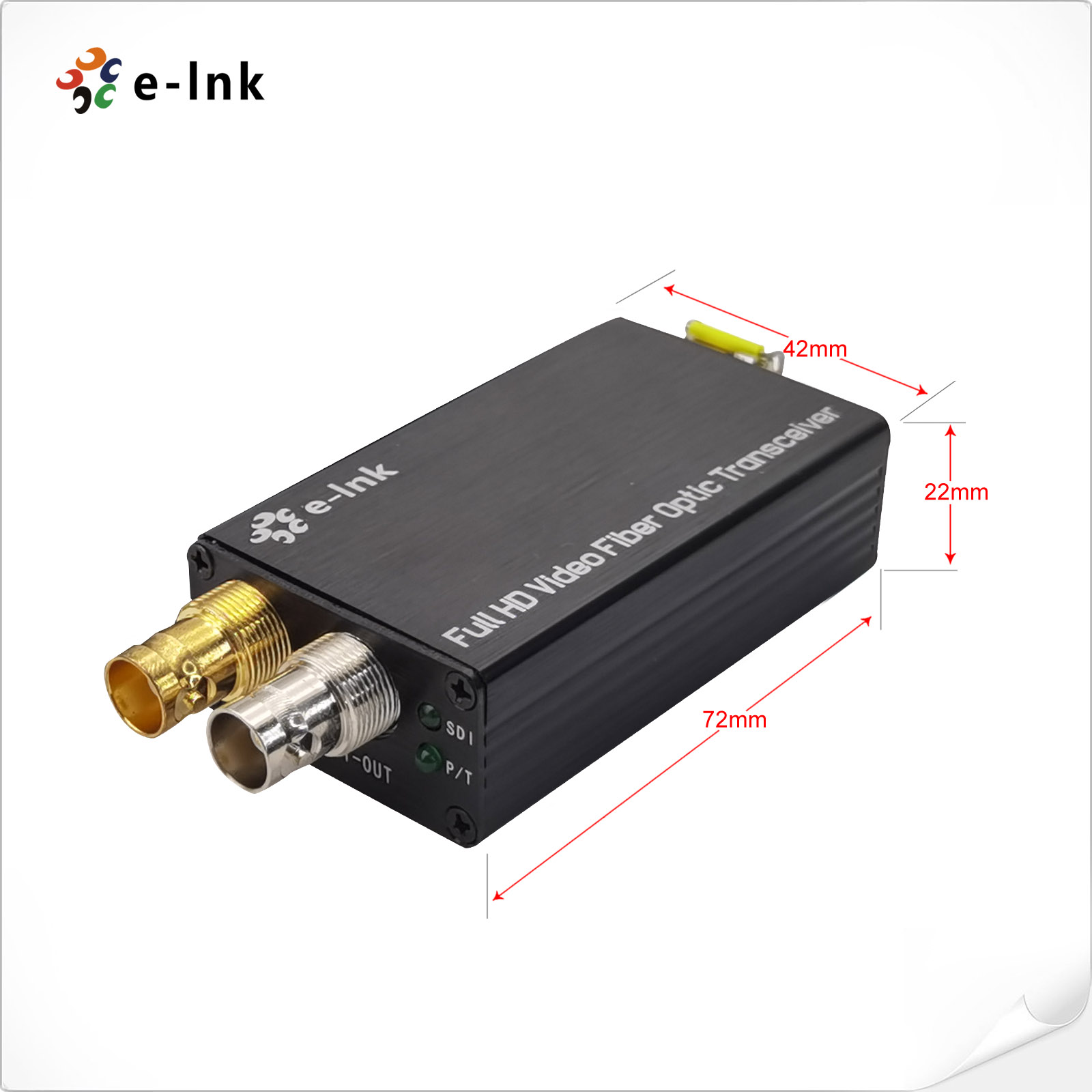 Двунаправленный 3G SDI Fiber Converter Single Mode 20km LC Fiber Connector