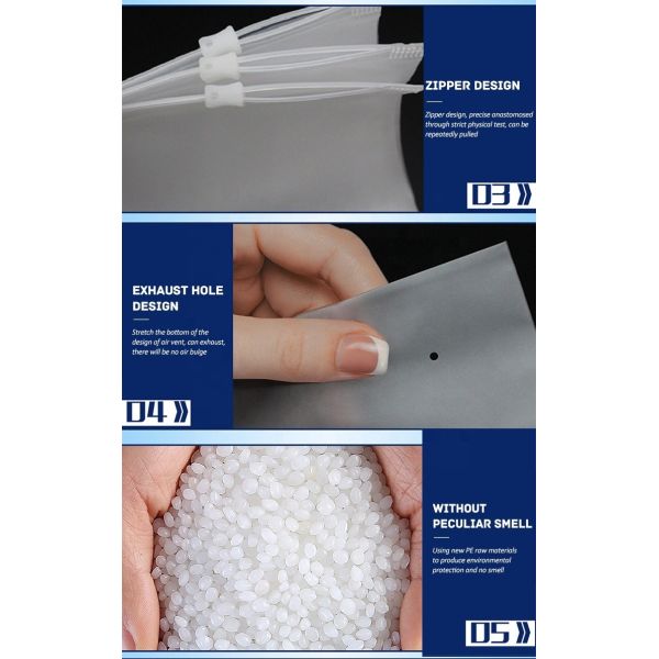 GDCX Custom Clothing Ziplock Plastic Bag Zip Custom Logo Clear Poly Bags Zip Lock Zip Lock Bag Clothes Packaging