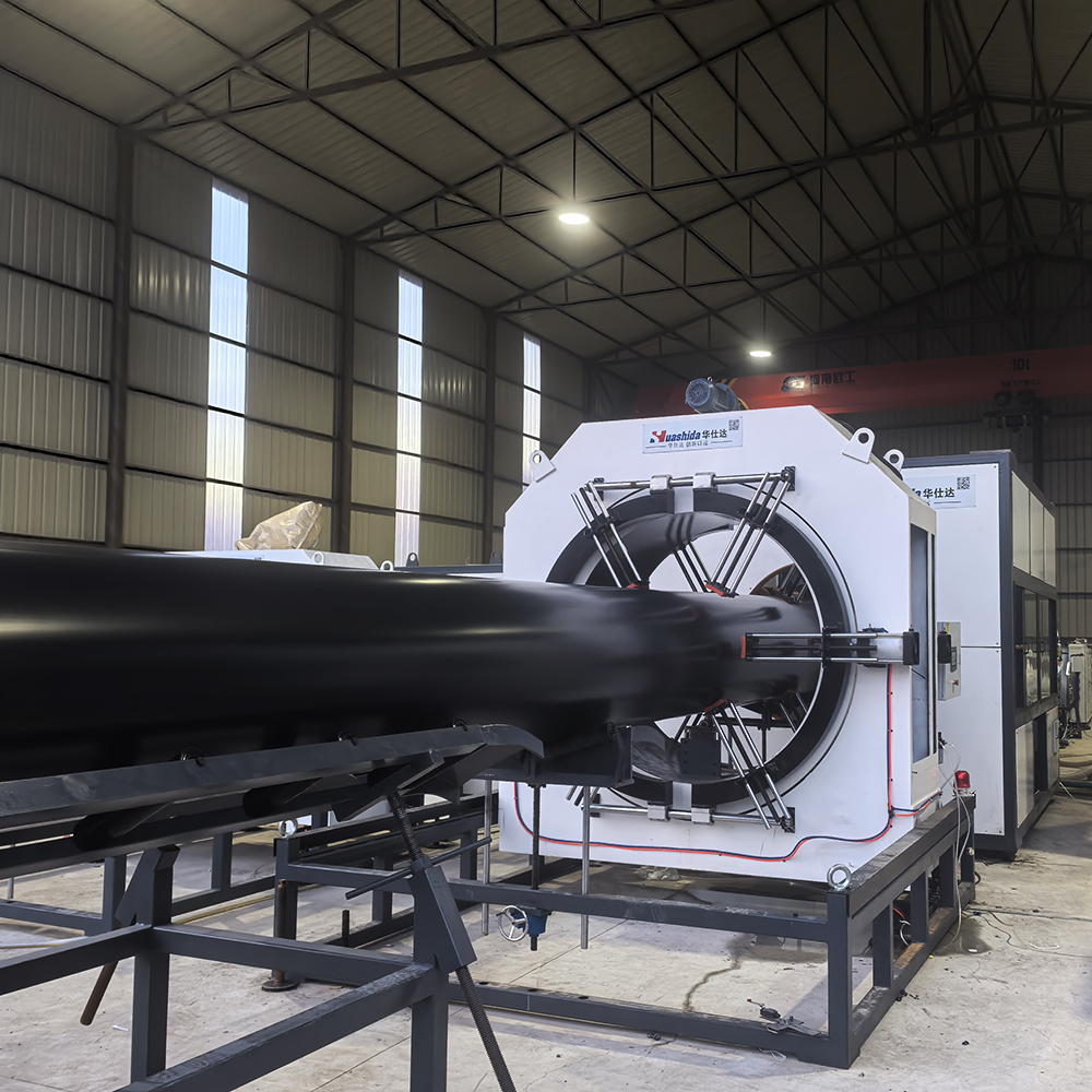 Vacuum Calibration HDPE Jacket Pipe Extrusion Line for District Heating Pre-Insulated Pipe