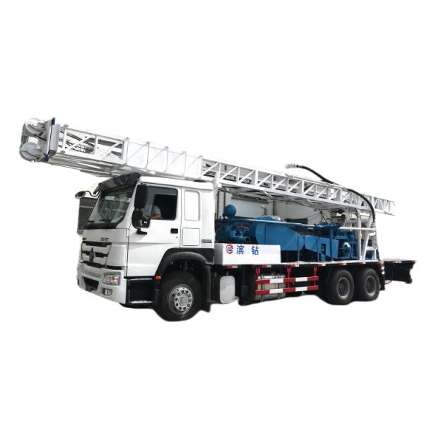 600M Veículos Especiais SINOTRUK HOWO Caminhão montado na plataforma de perfuração Gerador 30kw
