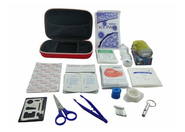 Lightweight School Office Travel First Aid Kit With 18 Contents