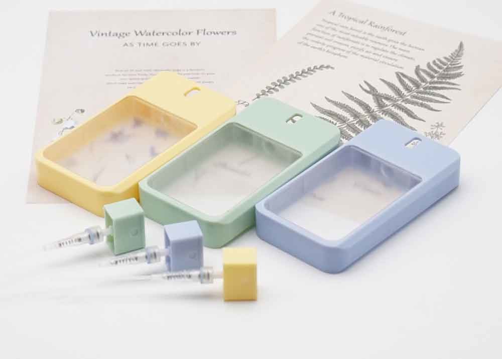 бутылки брызг 20ml 30ml бутылка тестера духов пинка кредитной карточки пластиковой пустая