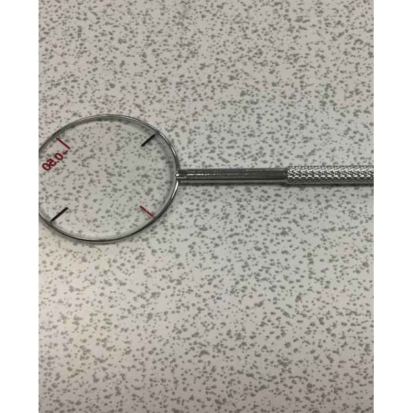 FDA Aluminum Case -1.00 Optional Ophthalmic Glass Lens