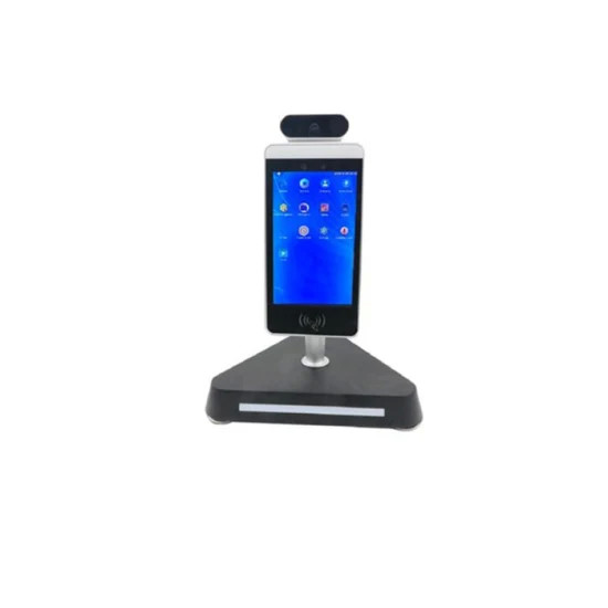 Терминала распознавания лиц экрана 7 дюймов блок развертки термометра настольног