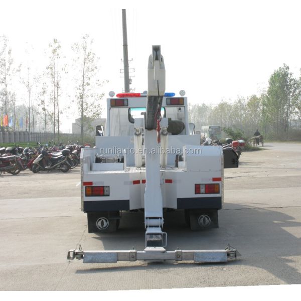 98hp 4tons One Pull One Road Wrecker Truck , Recovery Tow Truck 4x2 Left Hand Driven