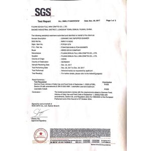 Xiamen Full Win Import And Export Co.,Ltd. Certifications