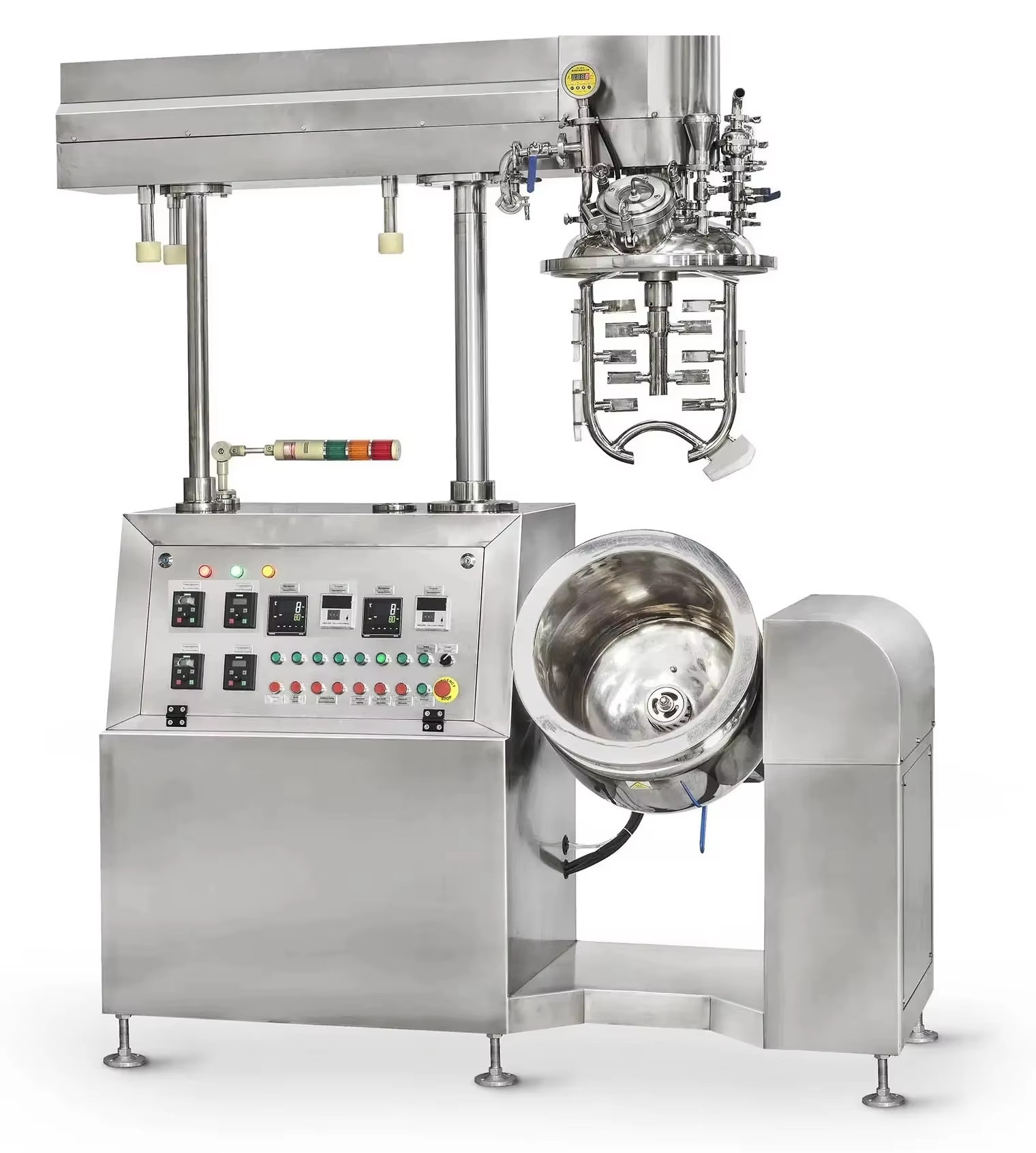 Industrial 100L-1000L Stainless Steel Electric Steam Mixing Tank Homogenizing Emulsifier Machine