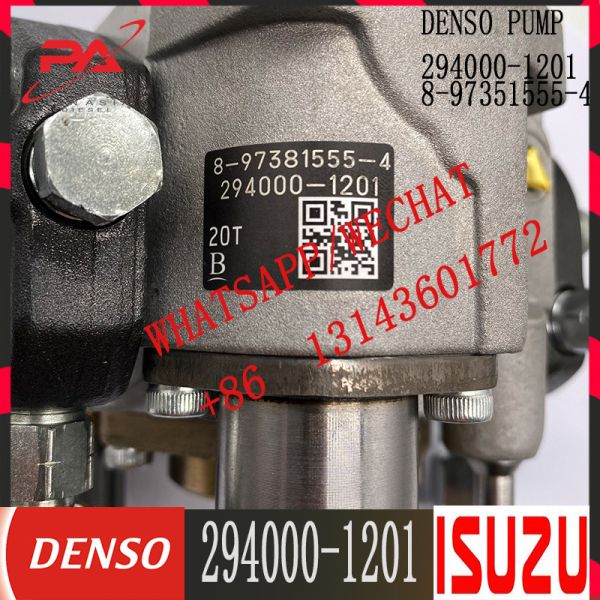 294000-1201 bomba diesel 294000-1201 de la inyección de carburante HP3 de DENSO para ISUZU 4JJ1 8-97381555-4 8-97381555-5 8-97381555-6