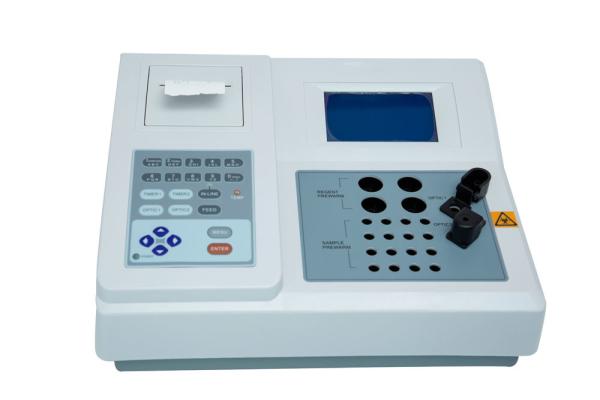 China Medical Equipment Blood Analysis System TWO-channel Semi-auto Coagulation Analyzer for Human or Vet