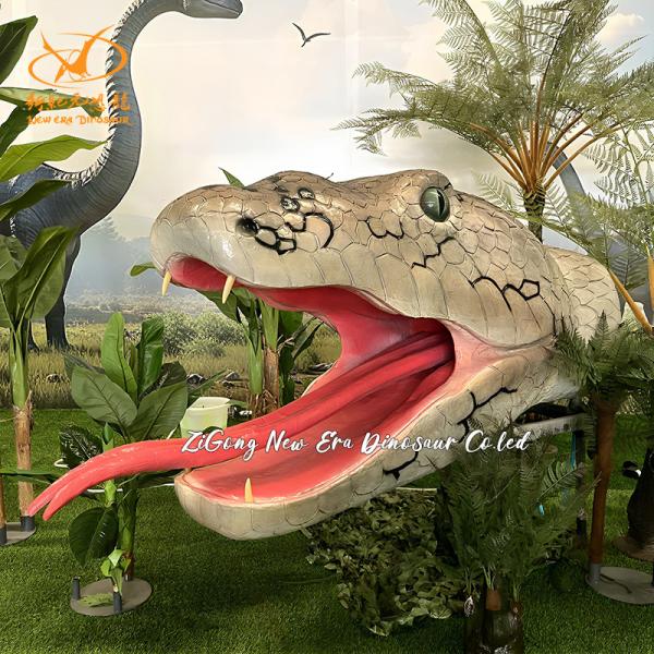 Scary Simulated Animals Snake for Zoo Park and animal Theme Events